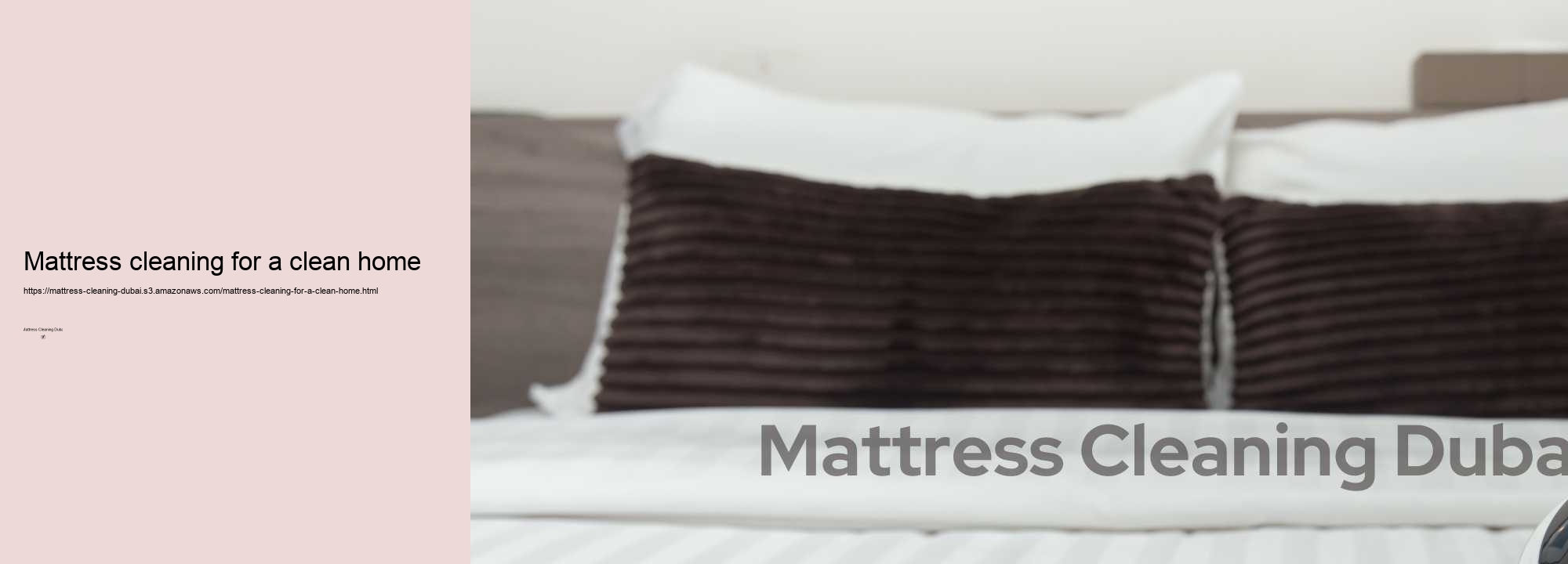 Mattress cleaning for a clean home